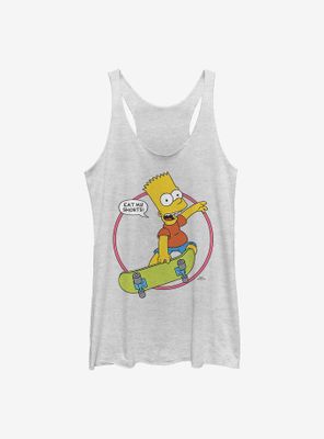 The Simpsons Eat Shorts Womens Tank Top