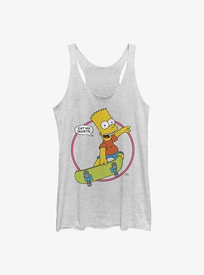 The Simpsons Eat Shorts Womens Tank Top