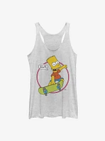 The Simpsons Eat Shorts Womens Tank Top