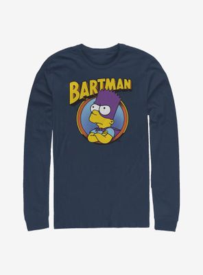 The Simpsons Bartman Circle Long-Sleeve T-Shirt