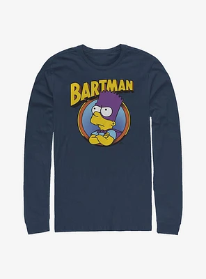 The Simpsons Bartman Circle Long-Sleeve T-Shirt
