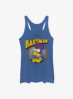 The Simpsons Bartman Circle Womens Tank Top