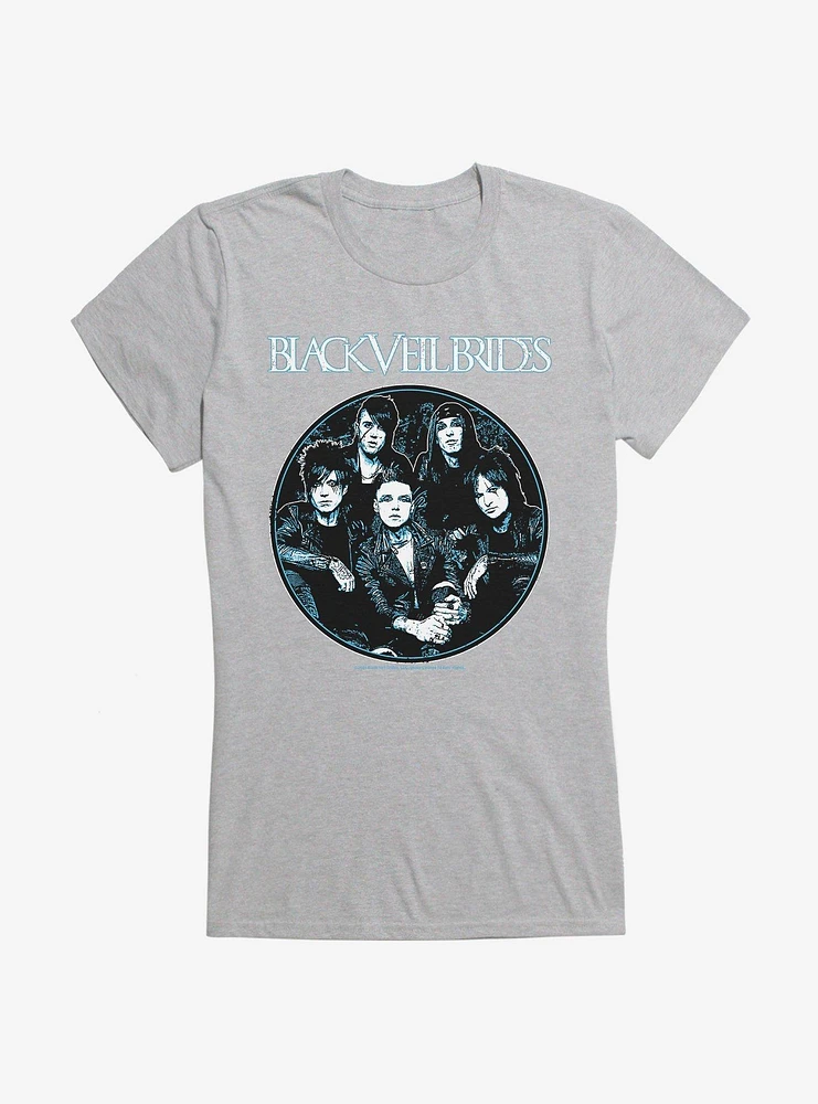 Black Veil Brides Circle Band Photo Girls T-Shirt