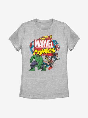 Marvel Avengers Classic Logo Womens T-Shirt
