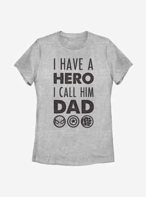 Marvel Avengers Hero Dad Womens T-Shirt