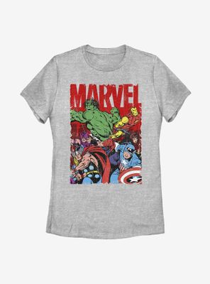 Marvel Avengers Team Work Womens T-Shirt