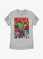 Marvel Avengers Team Work Womens T-Shirt