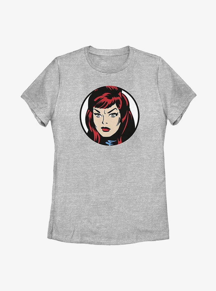 Marvel Black Widow Heads Womens T-Shirt