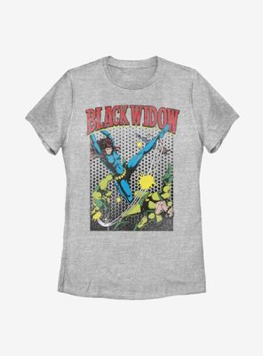 Marvel Black Widow Kick That Gun Womens T-Shirt