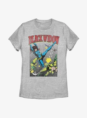 Marvel Black Widow Kick That Gun Womens T-Shirt