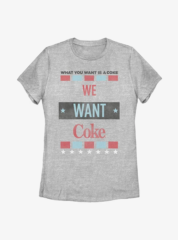 Coca-Cola We Want Coke Womens T-Shirt