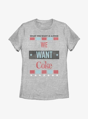 Coca-Cola We Want Coke Womens T-Shirt