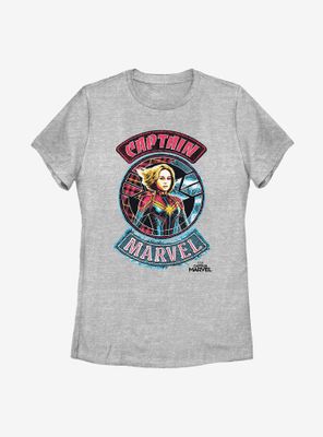 Marvel Captain Patches Womens T-Shirt