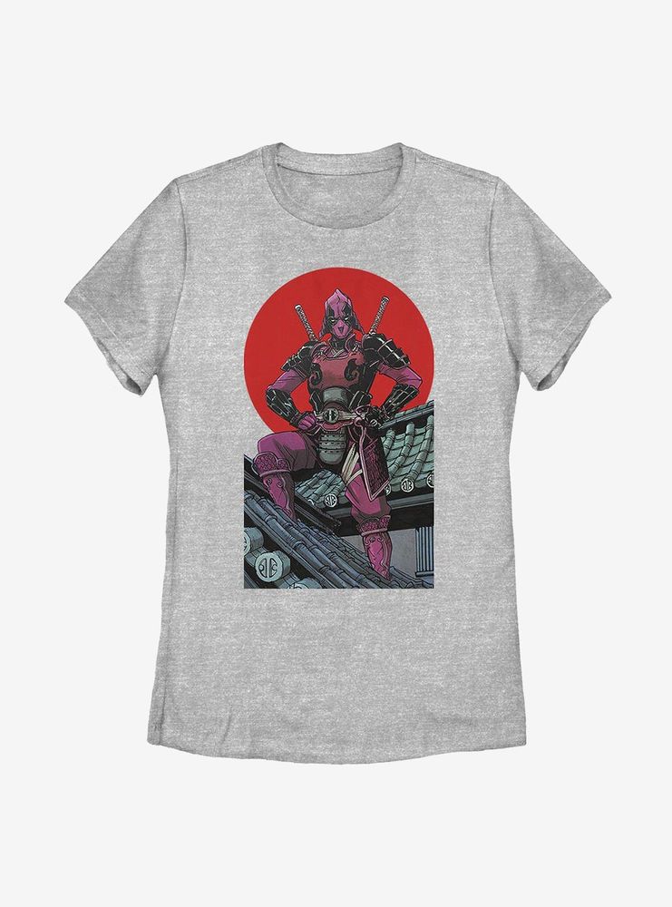 Marvel Deadpool Sun Womens T-Shirt