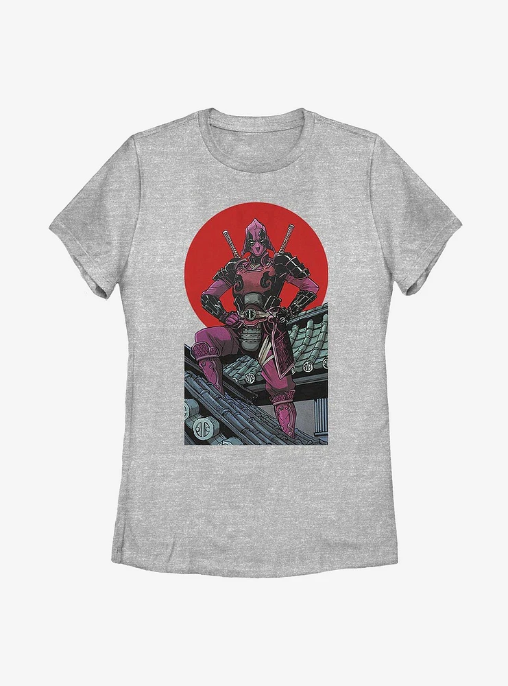 Marvel Deadpool Sun Womens T-Shirt