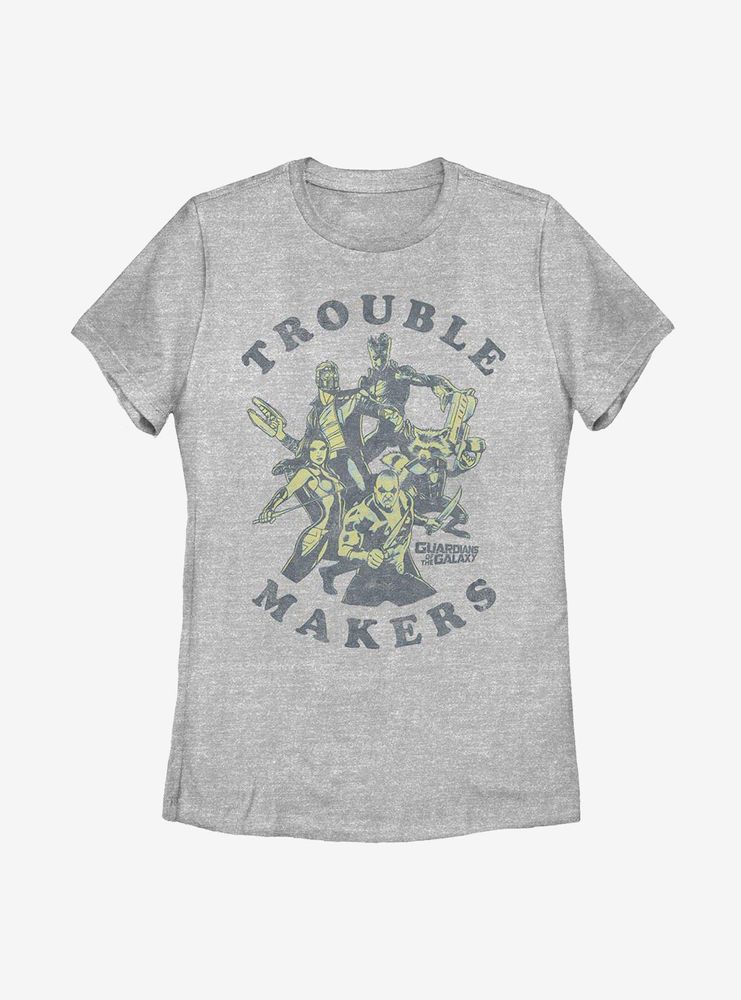 Marvel Guardians Of The Galaxy Trouble Makers Womens T-Shirt