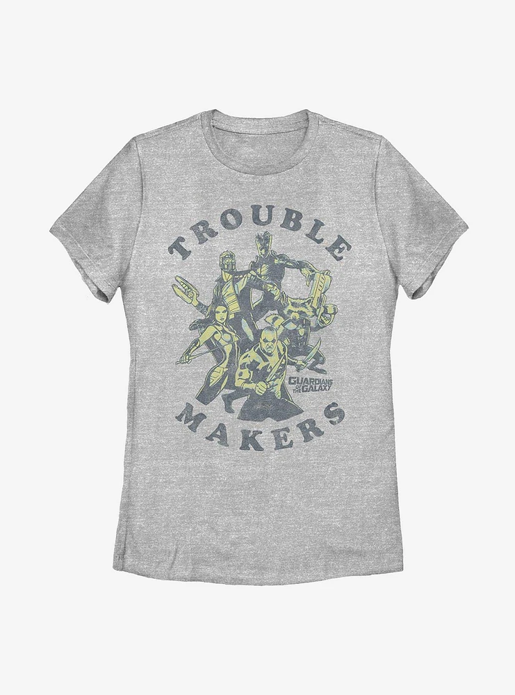 Marvel Guardians Of The Galaxy Trouble Makers Womens T-Shirt
