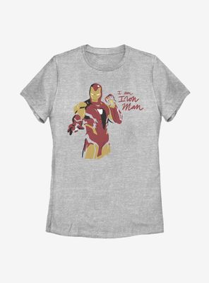 Marvel Iron Man Scribbles Womens T-Shirt
