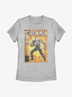 Marvel Iron Man Vintage Womens T-Shirt