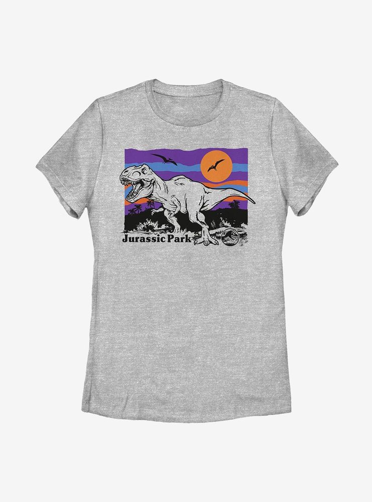 Jurassic Park Adventure Island Womens T-Shirt