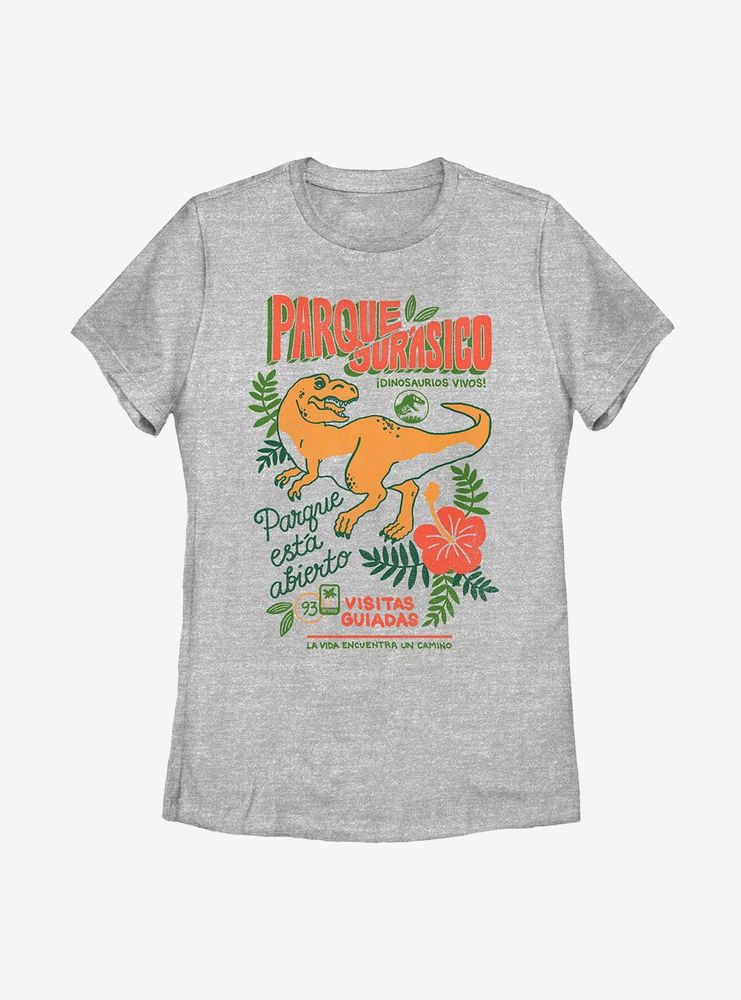 Jurassic Park Vacation Dinos Womens T-Shirt