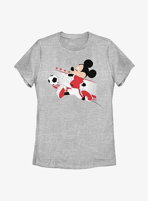 Disney Mickey Mouse Canada Kick Womens T-Shirt