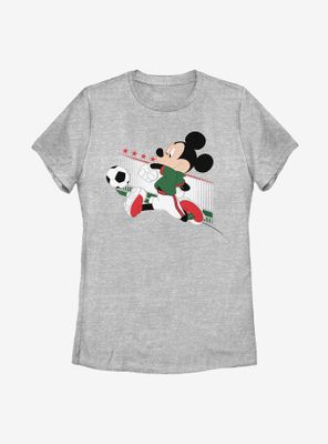 Disney Mickey Mouse Mexico Kick Womens T-Shirt