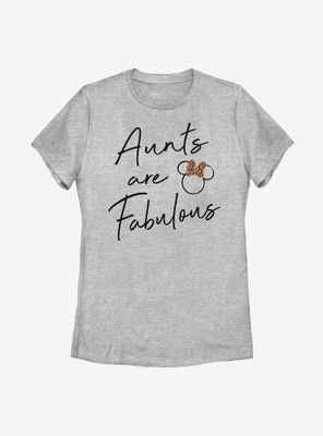 Disney Minnie Mouse Fab Aunt Womens T-Shirt
