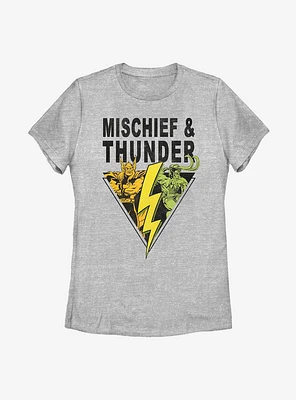 Marvel Thor Loki Cards Womens T-Shirt