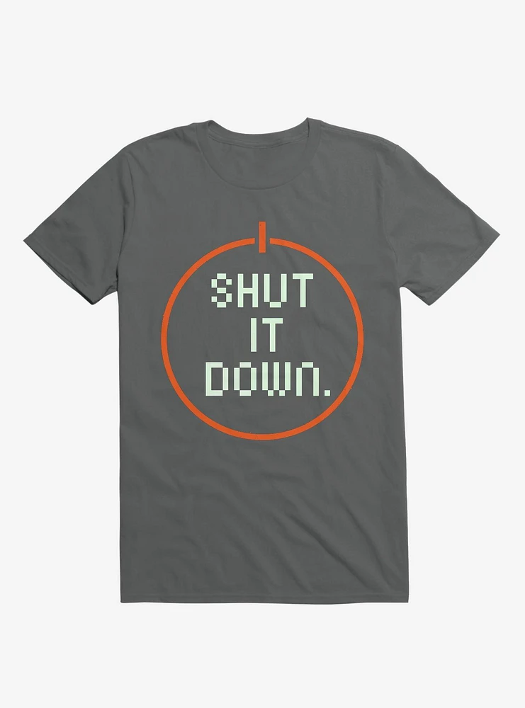 Shut It Down Gamer T-Shirt