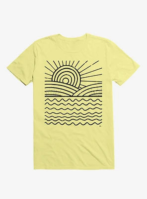 Ocean And Sun Art T-Shirt