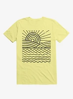 Ocean And Sun Art T-Shirt