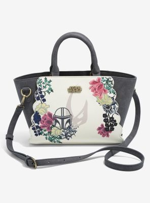 Star Wars The Mandalorian Boba Fett & Mando Floral Handbag - BoxLunch Exclusive