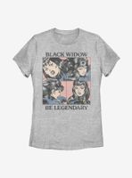 Marvel Black Widow Legendary Womens T-Shirt