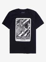 Death Skeleton Horse Tarot T-Shirt By Vertebrae33