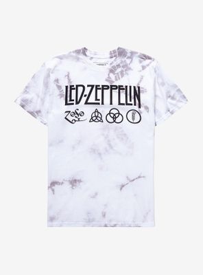 Led Zeppelin Zoso Logo Tie-Dye T-Shirt