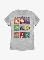 Dungeons & Dragons Character Squares Womens T-Shirt