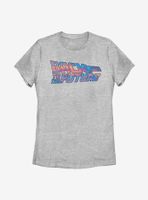 Back To The Future Oil Slick Logo Womens T-Shirt