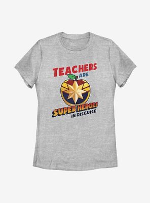 Marvel Captain Teacher Hero Womens T-Shirt