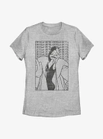 Disney Cruella De Vil Womens T-Shirt