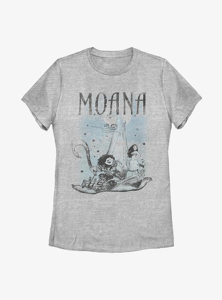 Disney Moana Sea Adventure Womens T-Shirt