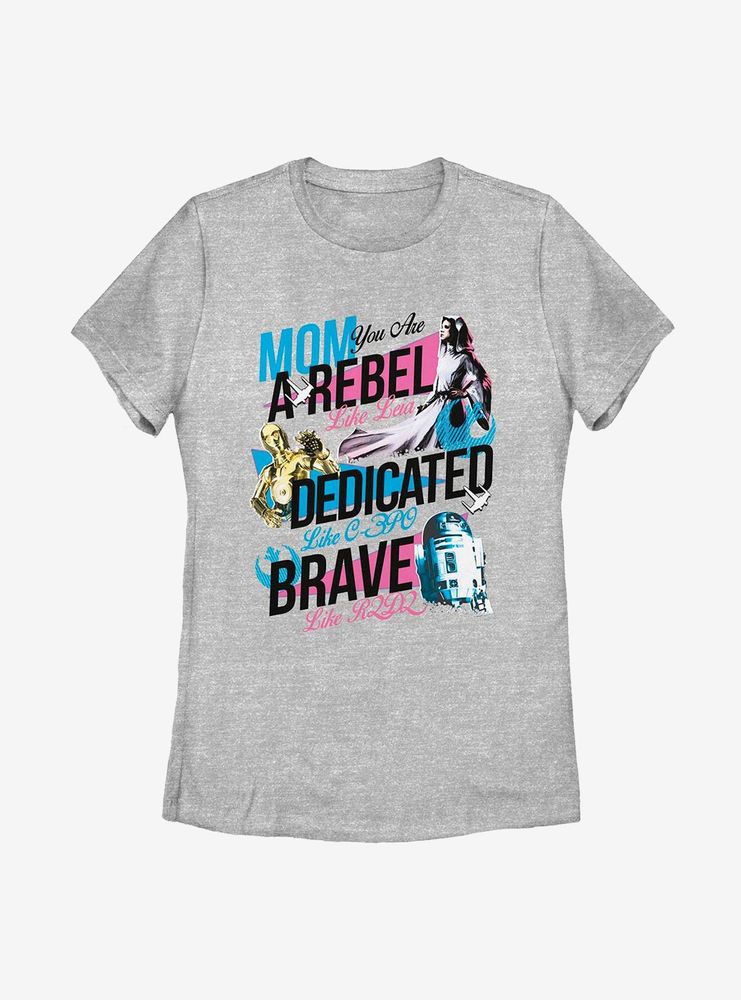 Star Wars Rebel Mom Womens T-Shirt