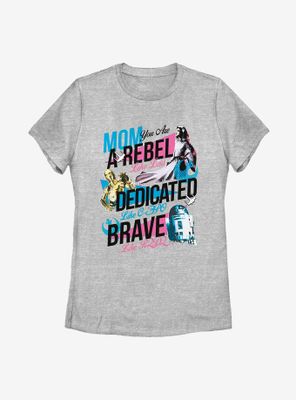 Star Wars Rebel Mom Womens T-Shirt