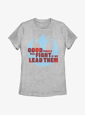 Star Wars Rebel Leader Womens T-Shirt