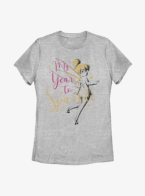 Disney Tinker Bell Sparkle Year Womens T-Shirt