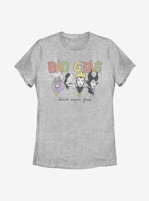 Disney Villains Bad Girls Fun Womens T-Shirt