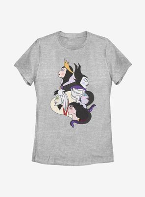 Disney Villains Wicked Profile Womens T-Shirt
