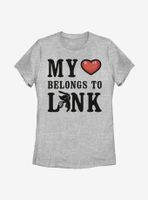 The Legend Of Zelda My Heart Belongs Womens T-Shirt