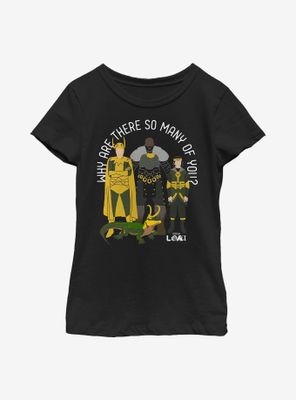 Marvel Loki Mischief And Chaos Youth Girls T-Shirt