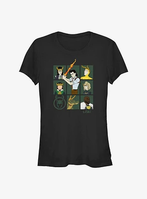 Marvel Loki Cartoon Loki's Girls T-Shirt